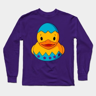 Easter Egg Rubber Duck Long Sleeve T-Shirt